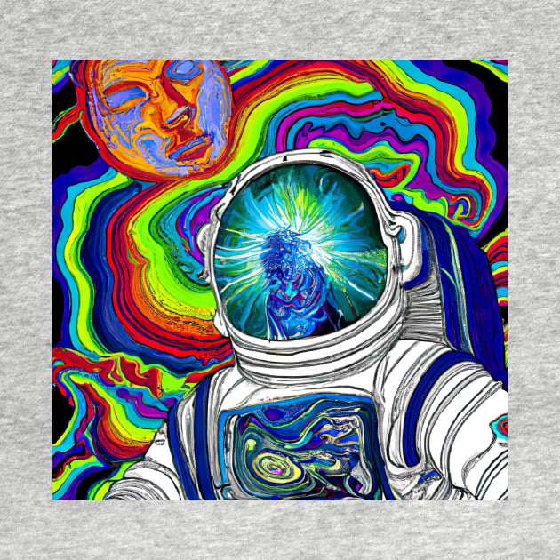 Trippy Spaceman by Minelauvart